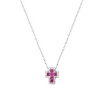 Collana Amen Donna Croci in Argento Zircone CLCRREBBRZ3 - CLCRREBBRZ3
